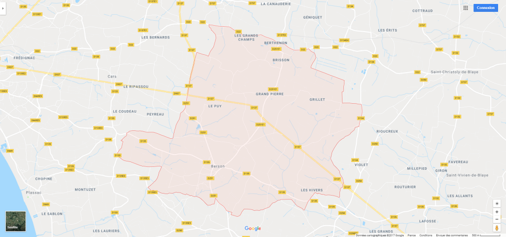 Plan Google Maps Berson